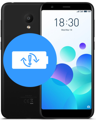 Замена аккумулятора (батареи) Meizu M8c